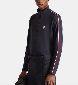 Veste technique mariozip col montant coupe regular - Fusalp - Dark blue et spicy