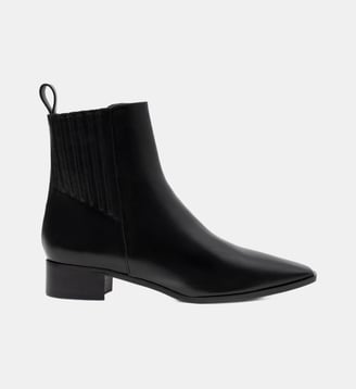 Pablo - Bottines En Cuir Veau Lisse Noir - Parallèle - Noir