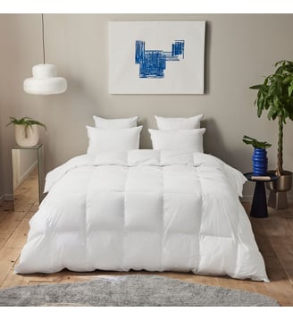 Couette Premium - 30% duvet - Chaude - Dunlopillo - Blanc