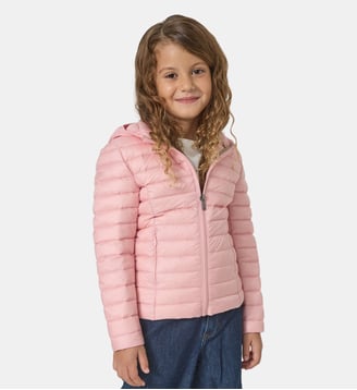 Doudoune légère à capuche enfant Carla - Jott - Petale doux