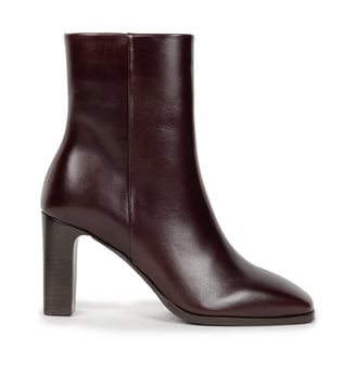 Bottines à Talons May Cuir - Bobbies - Bordeaux