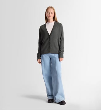 Gilet leovra col blazer coupe regular - Fusalp - Bleu gris