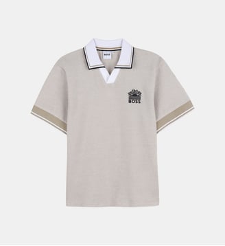Polo manches courtes - BOSS Kidswear - Sand