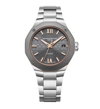 Montre automatique Riviera Gris M0A10661 - Baume & Mercier - Argenté