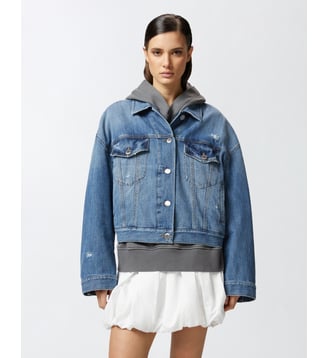 Veste en jean avec poches poitrine - Pinko - Multicolore