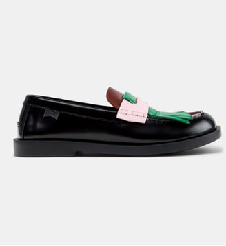 Mocassins Don - Camper - Noir et bordeaux