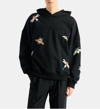 Hoodie Balmain Insect brodé - Balmain - Noir