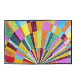 Tapis decor caoutchouc & nylon - Garnier Thiebaut - Multicolore