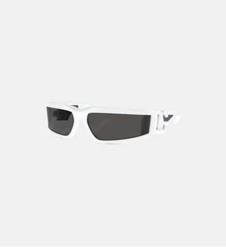 Lunettes de soleil Rectangulaire DG6198 - Dolce & Gabbana - Gris foncé