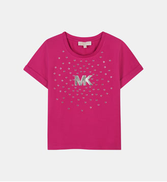T-shirt de cérémonie - Michael Kors Kids - Coulis