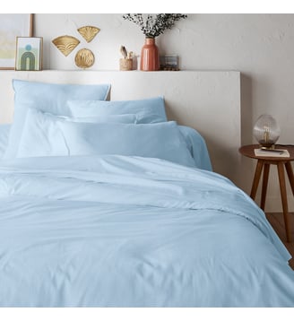 Housse de couette unie en coton lavé La Redoute Interieurs