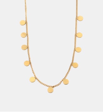 Collier chaîne à pampilles en acier inoxydable - Balaboosté - Doré