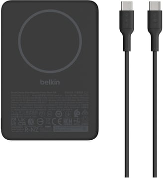 Batterie externe Boostacharge 7.5W Magnetique Noir - Belkin - Standard