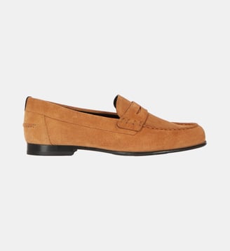 Mocassin en cuir suède - The Kooples - Caramel
