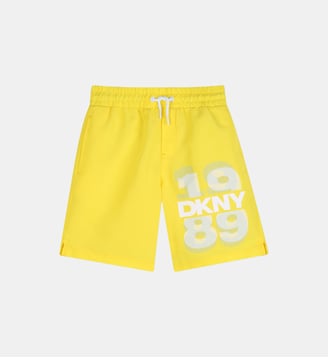 Short de bain - DKNY - Jaune