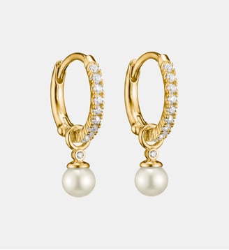 Créoles perle avec zirconia - Thomas Sabo - Or