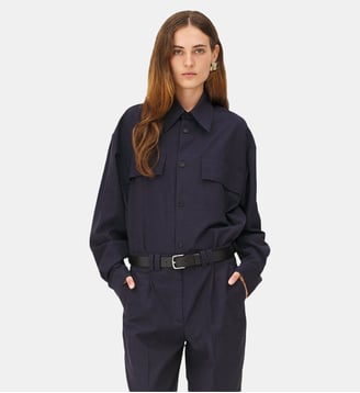 Chemise élégante Tautira - Noyoco - Navy