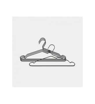 Cintres a vetements kit de 4 - black - Brabantia - Coloris unique