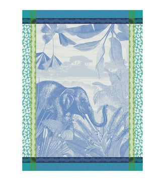 Torchon Sinharâja - Le Jacquard Francais - Ocean