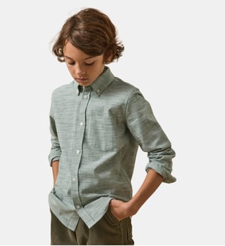 Chemise  Vichy - Cyrillus - Vert