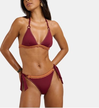 Maillot de bain 2 pièces Wakomadia Solan - Banana Moon - Bordeaux