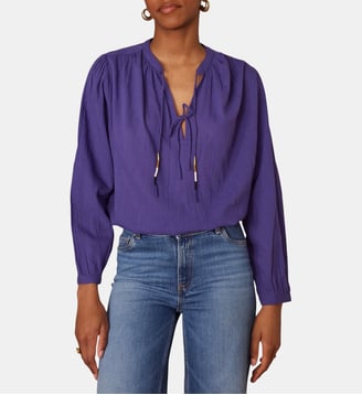 Blouse ample Papillon  - Maison 123 - Violet
