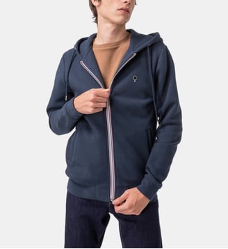 Sweat coton MESNIL - Faguo - Bleu