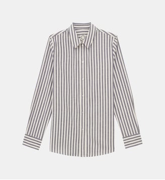 Chemise Martin en coton - Ines de la Fressange Paris - Bleu