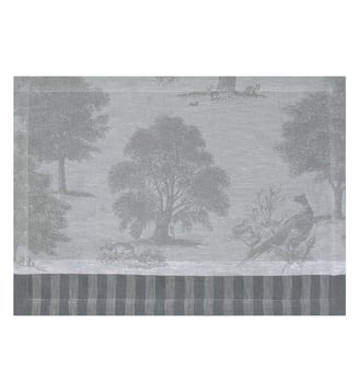 Set de table Souveraine - Le Jacquard Francais - Argent