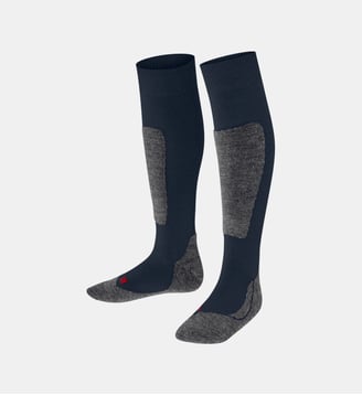 Mi-Bas Active Ski Laine - Falke - Space bleu
