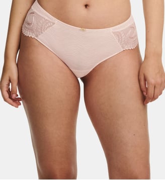 Shorty dégagé avec bijou - Chantelle - Rose pâle