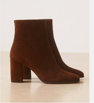 Bottines à talons en suède Numéro 822 - Rivecour - Noisette