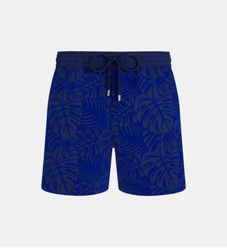 Maillot de bain floqué Monstera - Vilebrequin - Encre
