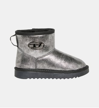Bottines avec logo - Diesel Kids - Brun