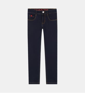 Pantalon en denim - Hugo Kids - Rinse wash