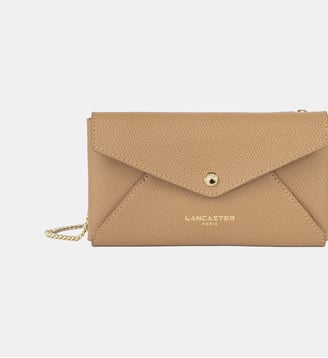 Pochette Sierra PM en cuir - Lancaster - Sable
