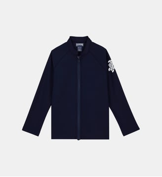 T-shirt anti-UV - Vilebrequin - Bleu marine