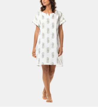 Chemise de nuit en coton ACAPULCO 201 - Lingerie Le Chat - Multicolore
