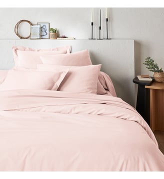 Housse de couette unie coton biologique La Redoute Interieurs