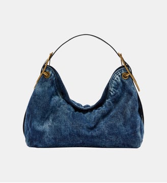 D-Line-Sac à bandoulière en denim - Diesel - Bleu moyen