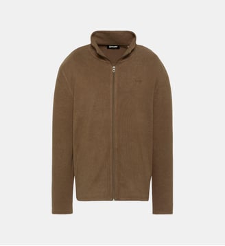 Cardigan essentiel zippé - Schott - Taupe