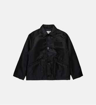 Veste en sergé avec écusson - MM6 Maison Margiela - Noir
