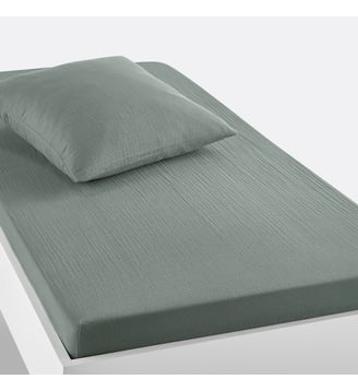 Drap-housse enfant uni gaze de coton La Redoute Interieurs