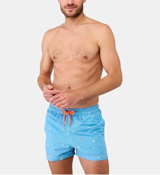Short de bain - Boat - Arthur - Bleu