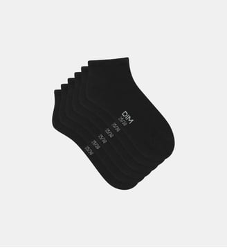 Lot de 3 paires de chaussettes Coton - Dim - Noir