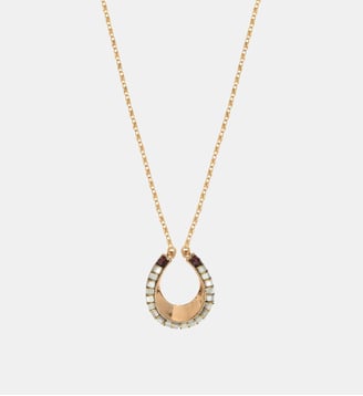 Collier pendentif   - Ninon - Satellite - Nacre