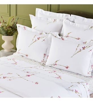 Housse de couette en percale de coton Yves Delorme