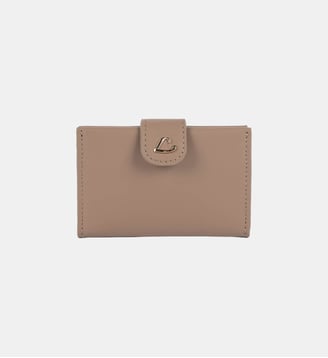 Porte-cartes Paris Philos en cuir - Lancaster - Praline