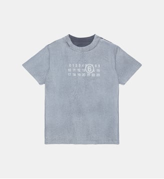 T-shirt avec logo - MM6 Maison Margiela - Gris