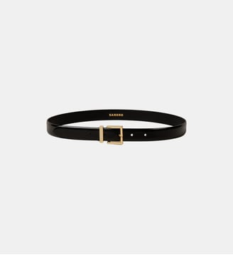 Ceinture classique en cuir - Sandro - Noir
